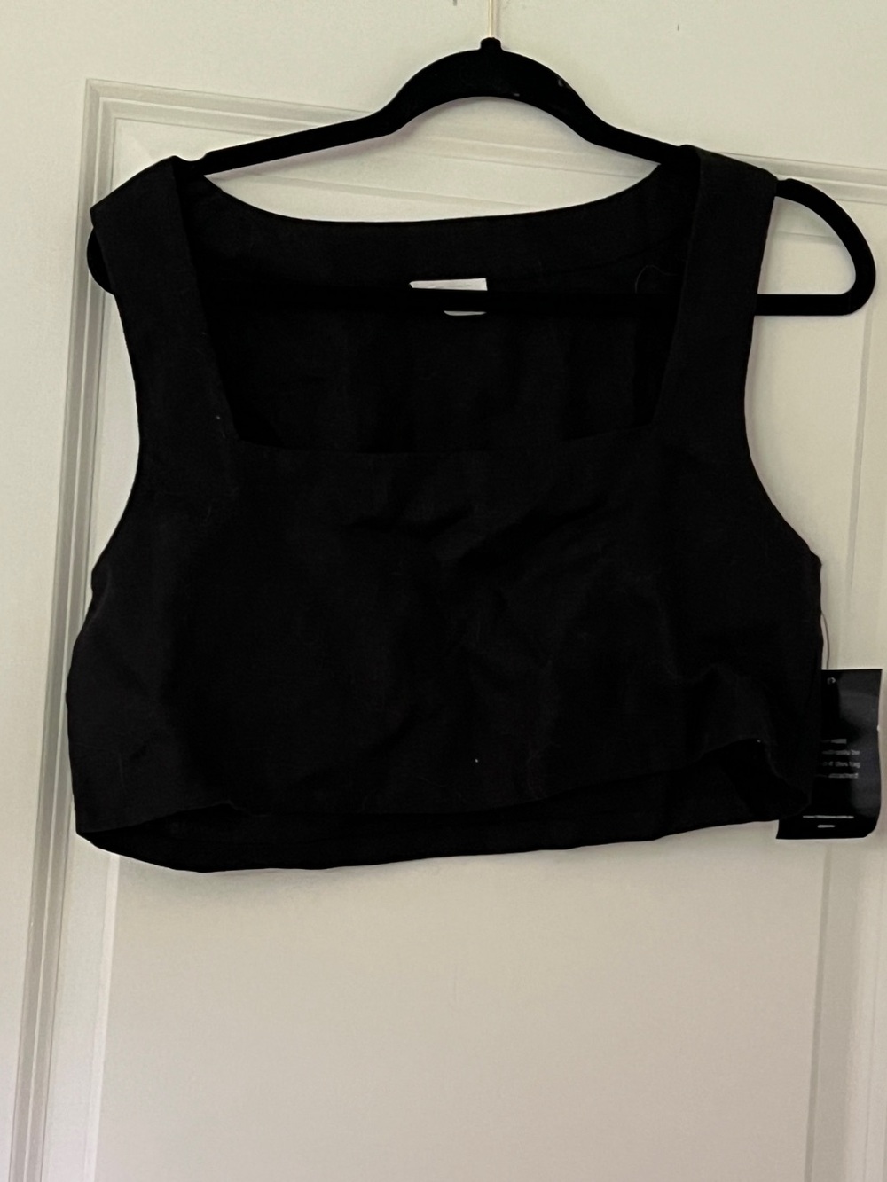 POSSE Alice Linen Crop Top